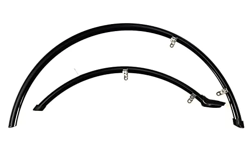 Zoll SKS Schutzblech Set Fahrrad Trekking Spritzschutz 46mm breit VR HR Black 28
