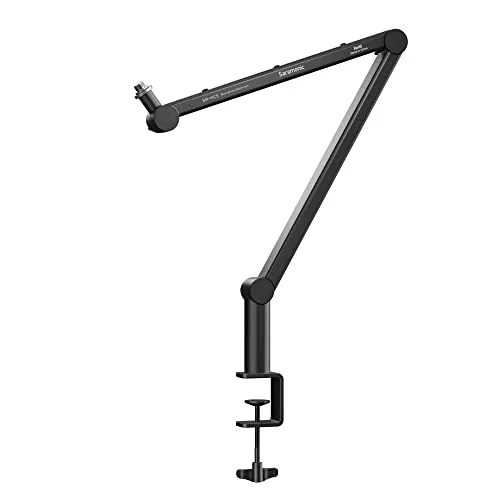 Saramonic SR-HC5 | Premium Zweiteilige Broadcast-Studio-Mikrofonaufhängung mit Verriegelungsabschnitten und verstecktem Kabelmanagement