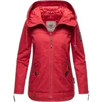 Navahoo Damen Übergangsjacke Wekoo – Leichte Baumwolljacke mit Kapuze