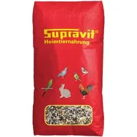 Supravit Papageienfutter 20kg – Hochwertige Futtermischung für Papageien - OPTIMALE ERNÄHRUNG FÜR PAPAGEIEN: Diese ausgewogene Saaten- und Körnermischung ist ideal für Papageien, Sittiche und Aras. Hergestellt in Deutschland mit besten Rohstoffen für eine schmackhafte Fütterung.