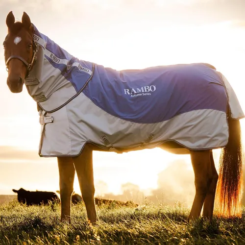 Horseware Rambo Autumn Series V3 Regendecke 0g + 100g Liner 140 cm