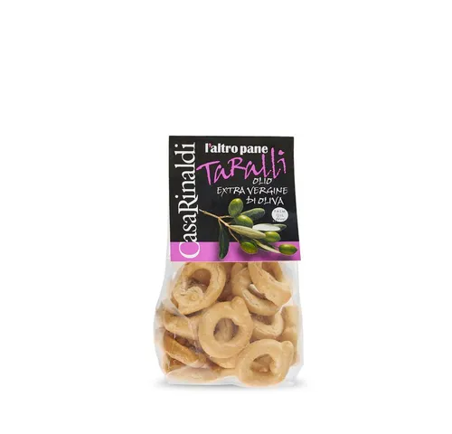 Casa Rinaldi Knabberei, Casa Rinaldi Taralli Salziges Knabbergebäck mit Natives Olivenöl 200g