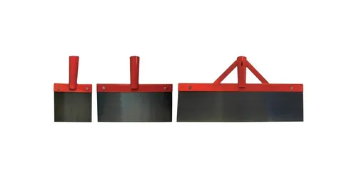 Quality Brand Stoßscharre Breite 150 mm gehärtet, ohne Stiel Stahl