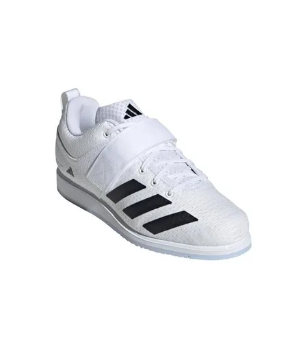 adidas Unisex Powerlift 5 Gewichtheberschuh – Weiß - Hochwertige Gewichtheberschuhe mit regulärer Passform und stabiler Schnürung. Der Klettverschluss sorgt für optimalen Halt während des Trainings.