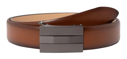 Lloyd Belts Herrengürtel 0225 - Eleganter Ledergürtel aus hochwertigem cognac Leder mit praktischer Automatikschließe, ideal für stilbewusste Männer. Breite: 3,5 cm, kürzbar für perfekten Sitz.