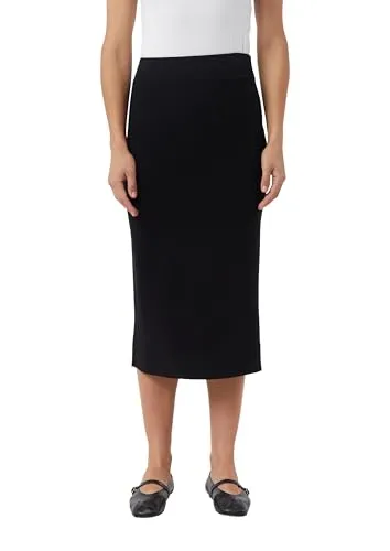 Midirock von COMMA CASUAL IDENTITY, Damen, Gr. 34, schwarz in schwarz von comma,