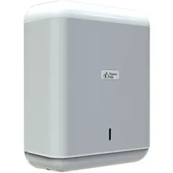 Hygiene Vos Handtuchspender aus recyceltem Plastik - Praktischer Handtuchspender für Zickzack-, Lagenfalz- und Interfold-Papierhandtücher, aus 100% recyceltem Kunststoff, ideal für nachhaltige Nutzung in Waschräumen.