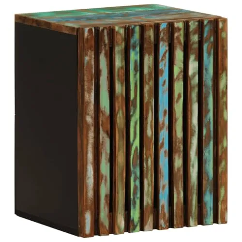 Bad-Wandschrank 38x34x48 cm aus massivem Akazienholz - Bad-Hängeschrank mit reichlich Stauraum und flexibler Türmontage. Ideal zur Maximierung der Bodenfläche und als stilvolles Deko-Element in deinem Badezimmer.