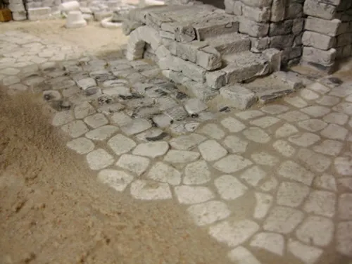 Krippenbau Orient Krippe 200 Bodenfliessen Krippenzubehör menrb026