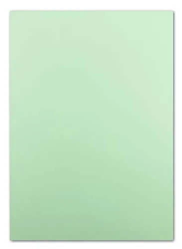 DIN A4 Papier-bögen Planobogen - mintgrün (Grün) - 240 g/m² - 21 x 29,7 cm - Ton-Papier Fotokarton Bastel-Papier Ton-Karton - FarbenFroh 50