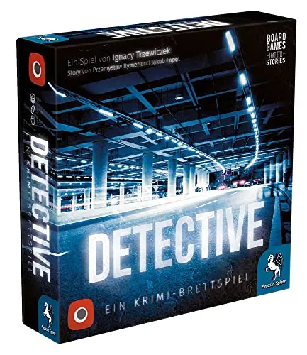 DETEKTIVE 🕵️♂️ Pegasus (R) - Spannendes Gesellschaftsspiel für die ganze Familie - Gesellschaftsspiel für 1-6 Spieler ab 12 Jahren, fördert Gedächtnis und Teamarbeit, ideal für Spielabende und Partys.