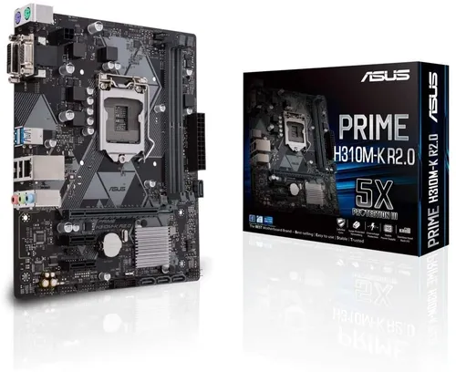 Produktbild ASUS Prime H310M-K R2.0 Mainboard Sockel 1151 Intel H310 2x DDR4 7.1 Sound USB