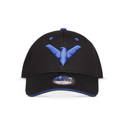 Batman Baseball Cap mit Nightwing Logo - Hüte & Mützen – Offiziell lizenziert mit besticktem Nightwing Logo und verstellbarem Snapback-Verschluss für optimalen Tragekomfort.