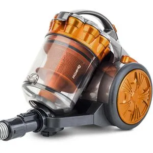 H.Koenig STC60 Compact - Beutelloser Staubsauger mit HEPA-Filter, starke Saugleistung und umweltfreundlich, blockiert 99,95% der Partikel