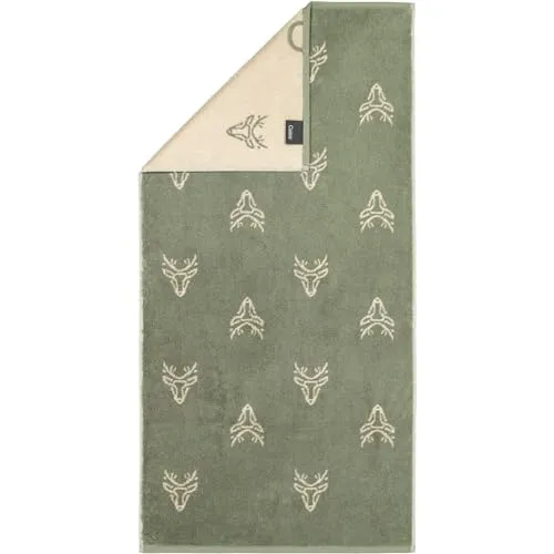 Cawö Handtücher Alpenchic Edition Allover 6229 zirbe in grün von Cawö