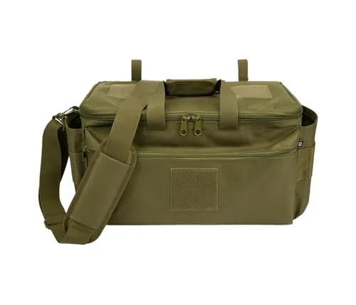Brandit Operation Bag olive OS - Multifunktionale Gürteltasche aus robustem 600D Polyester, ideal für Outdoor-Aktivitäten mit zahlreichen Taschen und Molle-System für optimale Organisation.