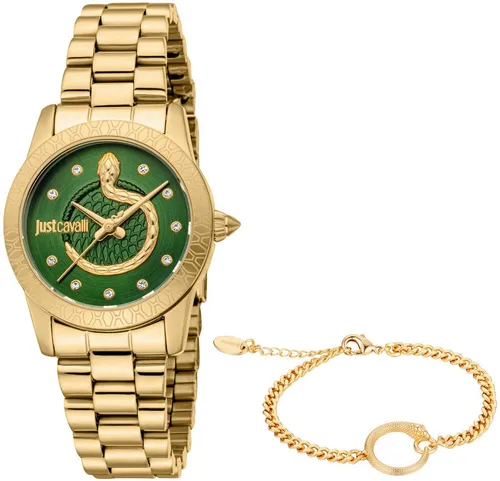 Just Cavalli Time Quarzuhr Eterna JC1L359M0065 mit Schmuckarmband, stilvolle Damenuhr - Die Just Cavalli Time Armbanduhr kombiniert italienisches Design mit modernem Stil. Hochwertige Materialien und präzise Technik machen sie zum idealen Accessoire für jeden Anlass und setzen modische Akzente.