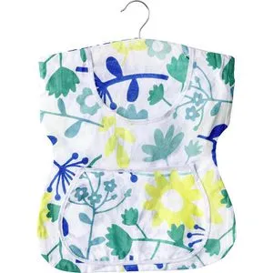 Wenko Wäscheklammerbeutel Wäscheklammerkleid – 125 Klammern, Blumenmuster - Vorratsgefäße & -gläser, stilvoller Wäscheklammerbeutel aus 100% Baumwolle mit Aufhänger, ideal für eine ordentliche Aufbewahrung und schnellen Zugriff.