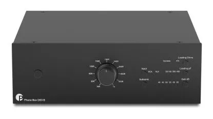 Pro-Ject Phono Box DS3 B - Symmetrische Dual Mono Phonostufe, präzise MC-Tonabnehmer Abstimmung und geräuscharm