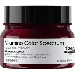 L'Oréal Professionnel Paris Serie Expert Vitamino Color Spectrum Maske 250 ml - Hochwertige Pflege für coloriertes Haar. Die Maske schützt die Farbintensität und sorgt für strahlenden Glanz. Ideal für die tägliche Anwendung und verleiht dem Haar zusätzliche Geschmeidigkeit.