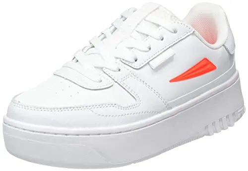 FILA Damen FXVENTUNO Platform Sneaker, Weiß/Rosa, 36 EU in beige von FILA