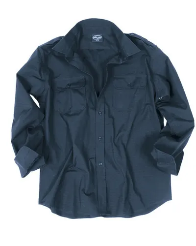 Chemise Ripstop Mil-Tec - Ausrüstung & Zubehör – Robuste und strapazierfähige Hemd mit verstärkten Bündchen und zwei praktischen Brusttaschen, ideal für Outdoor-Aktivitäten.