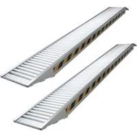 TRUTZHOLM Auffahrrampe 2 x Schwerlastrampen 265 cm - Auffahrrampen für bis zu 3100 kg, aus hochwertigem Aluminium, ideal für Autos, Motorräder und Quads - stabil und langlebig.