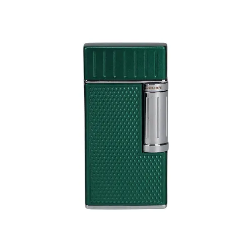 Colibri Julius II Feuerzeug 2er-Softflamme - grün/chrome, unbefüllt - Elegantes 2er-Set Softflammen-Feuerzeuge, ideal für den Alltag. Kompakt und zuverlässig, perfekt für den professionellen Einsatz oder die Freizeit.