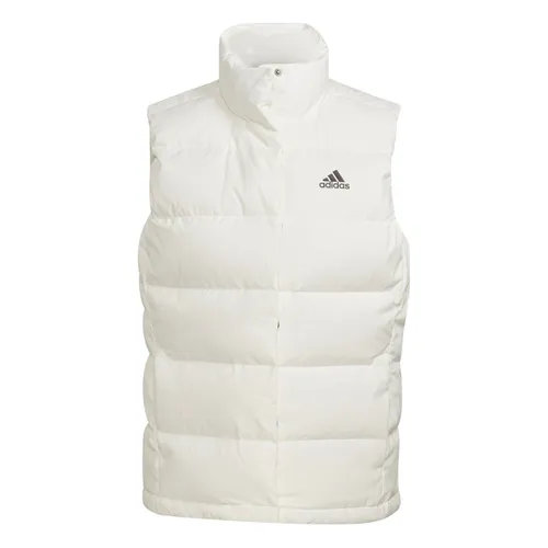adidas Daunenweste Helionic für Damen - 100% recyceltes Polyester - Funktionsjacken für Herbst und Winter, bietet warme 600er Daunenfüllung und wasserabweisendes Finish. Ideal für wechselhaftes Wetter und nachhaltig produziert.