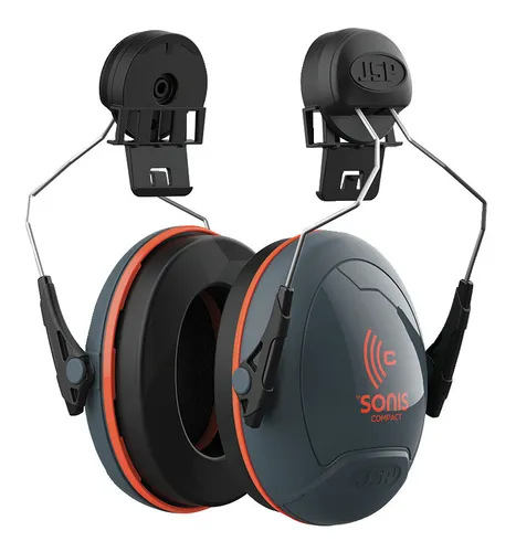 JSP Kapselgehörschützer Sonis Compact, 31 dB - Kapselgehörschützer mit Helmbefestigung, ideal für laute Arbeitsumgebungen und optimalen Gehörschutz