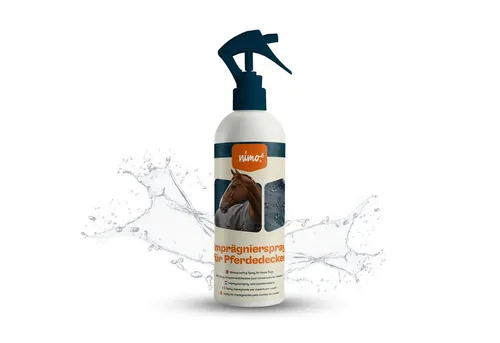 nimo® Imprägnierspray für Pferdedecken – Effektiver Schutz gegen Nässe und Schmutz - Schütze Deine Pferdedecken effektiv mit dem nimo® Imprägnierspray. Es erhält die Atmungsaktivität und sorgt für eine einfache Anwendung. Ideal für empfindliche Pferde und vielseitig einsetzbar!