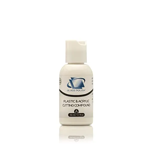 Glass Polish 14011 Polierpaste für Kunststoff und Acryl mit Mikroschleifmittel für professionelles Polieren – 50 ml