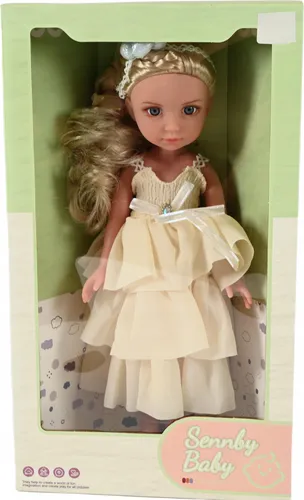 Lebensechte Puppe 34cm Blond