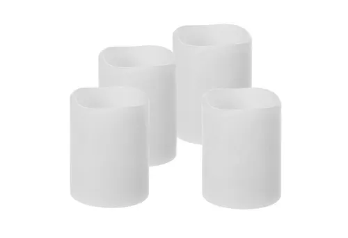 ToCi LED-Kerze 4er-Set – Flammenlose Echtwachskerzen mit Timer - LED-Kerzen für sichere und gemütliche Atmosphäre, ideal für Haushalte mit Kindern und Haustieren. Mit Timer-Funktion für 6 Stunden Licht – perfekt für stimmungsvolle Deko das ganze Jahr!