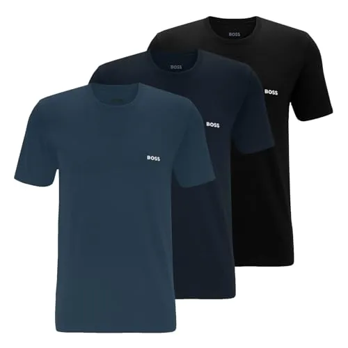 BOSS TShirtRN 3P Classic - Stilvolles Herren-T-Shirt - Hochwertige T-Shirts für Herren aus 100% Baumwolle, ideal für den lässigen Look und höchsten Tragekomfort.
