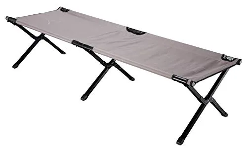 Grand Canyon Topaz Camping Bed L - Faltbares Aluminium Camping-Bett, robust und komfortabel mit 150 kg Tragfähigkeit und einfachem Aufbau