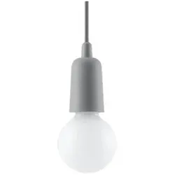 Sollux SL.0575 Pendelleuchte DIEGO 1 grau