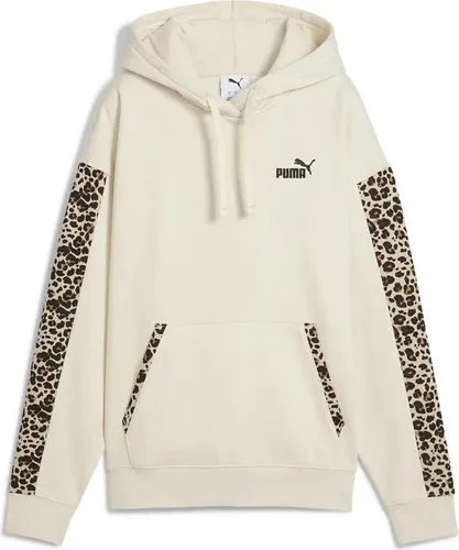 Puma Ess Graphic Animal Comfort Kapuzenpullover Beige L Damen Beige L
