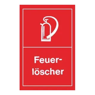 Produktbild Hinweißchild Feuerlöscher rot