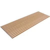 WPC Fassadenverkleidung DUVAR - Teak, 10m2 - Wand & Decke: Hochwertige WPC Fassadenverkleidung mit effektiver Schalldämmung, ideal für stilvolle und ruhige Wohnräume. Erhältlich in verschiedenen Farben.