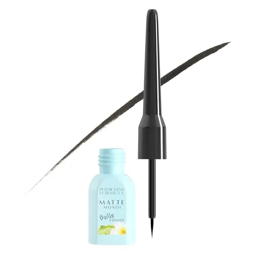 Physicians Formula, Murumuru Butter Matte Monoi Butter Eyeliner, wasserfester und langhaltender Eyeliner, Monoi-Öl, Murumuru-Butter, Cupuaçu-Butter und Tucuma-Butter, Matt Schwarz
