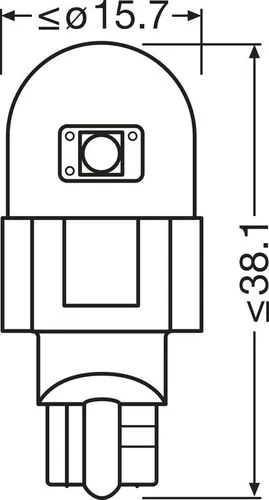 Glühbirne, Innenbeleuchtung ams-OSRAM 921DRP-2BL