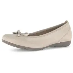Gabor Sportliche Ballerina Rauleder Ballerina beige 35,5 EU (3 UK)