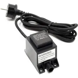 SunSun Netzteil JBA48V-12-1670U 12 V 1670 mA, 2-poliger Netzadapter mit Niedervolt-Stecksystem, Transformator IP68 für Teichbeleuchtung und Garten