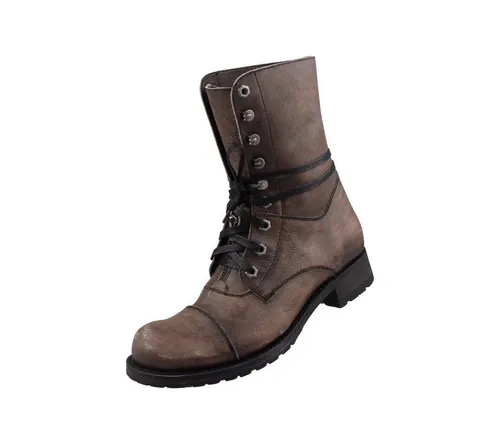 Sendra Herren Schnürstiefel 12334 Grau - Größe 45 - Stylische Herren Schnürstiefel aus hochwertigem Leder mit coolem Reißverschluss und robustem Gummiprofil für optimalen Halt. Perfekt für trendbewusste Männer, die Komfort und Design schätzen.
