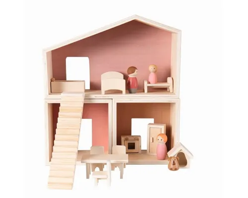 Egmont Toys Puppenhaus Puppenhaus Familie Holzspielzeug