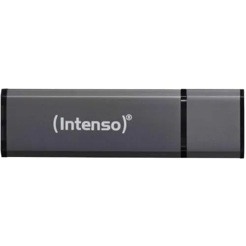 USB 2.0 Stick 8GB Alu Line anthrazit von Intenso