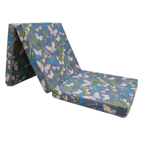 Natalia Spzoo Klappmatratze Faltmatratze 195x65x10 cm (001-100% Cotton)