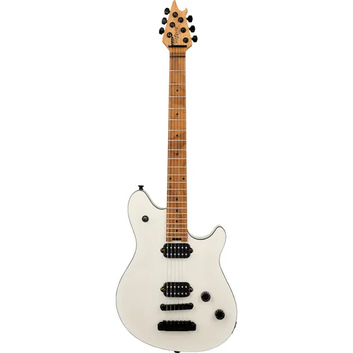 Evh Wolfgang Special T.O.M HWH - E-Gitarre mit Linde-Korpus und geröstetem Ahorn-Hals; ideal für präzisen Sound und Spielkomfort dank Compound Radius und EVH Humbuckern.