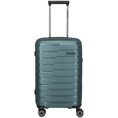 travelite Koffer Air Base Slim - 4-Rollen-Kabinentrolley S 55 cm (ice blue) - Robuster Kabinentrolley aus widerstandsfähigem Polypropylen, ideal für kurze Trips mit einem Gewicht von nur 2,20 kg und sicherem TSA-Kombinationsschloss.